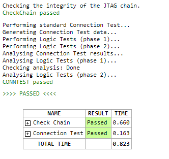 Connection Test passed