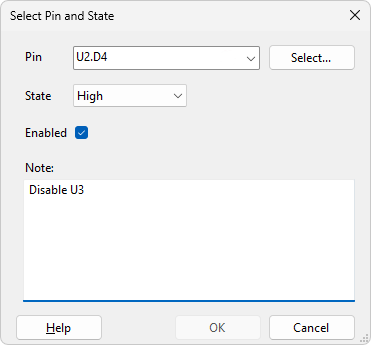 Set a constant pin