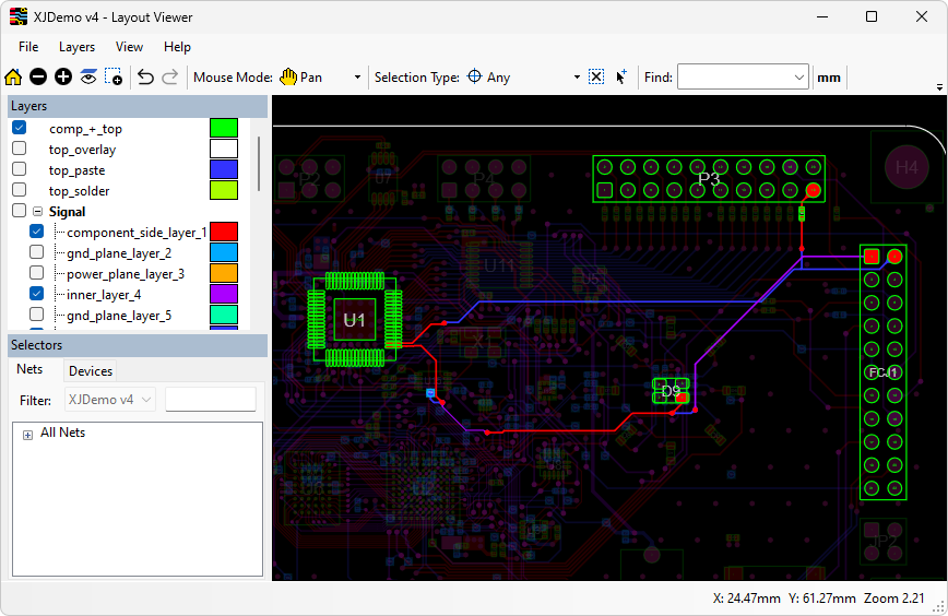 Short Layout View at JP1