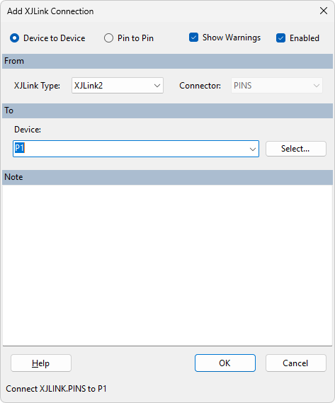 Add PIO connection