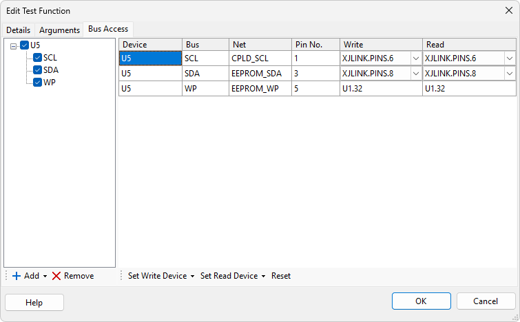 Overriding bus access to use PIO pins