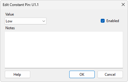 Edit a constant pin