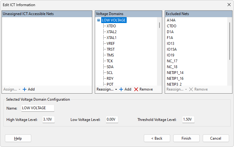 Configure Voltage Domains