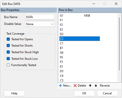 Editing the busses in a Device File