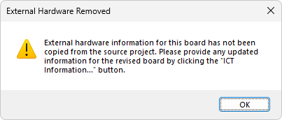 External hardware removed warning