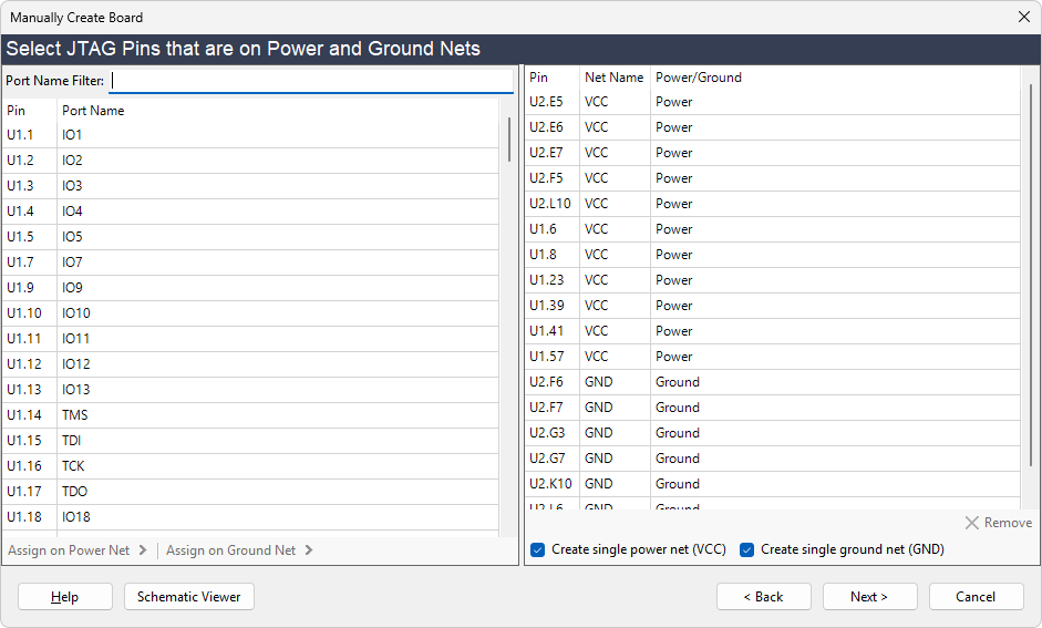 Add Board pop-up window