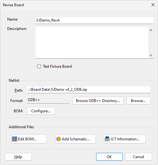 Revise Board Dialog