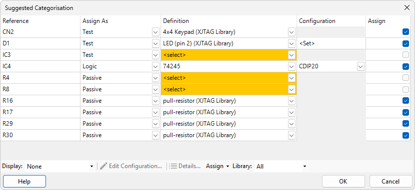 Automatic suggestion of how devices should be categorised