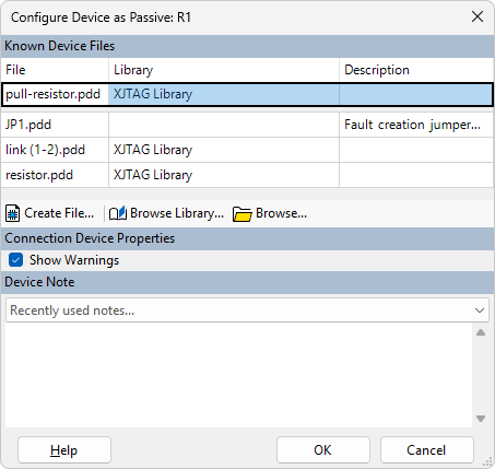 Adding a passive device
