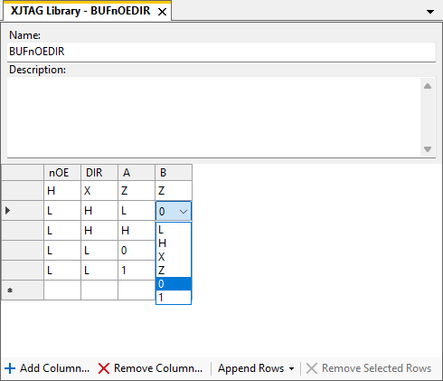 A table for a truth table definition