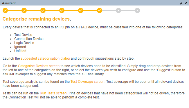 Assistant configuration complete screen