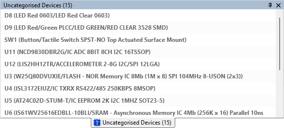 Uncategorised Devices Pane