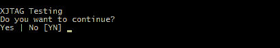 Example message box on the command line