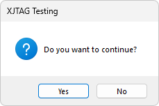 Example message box in XJRunner